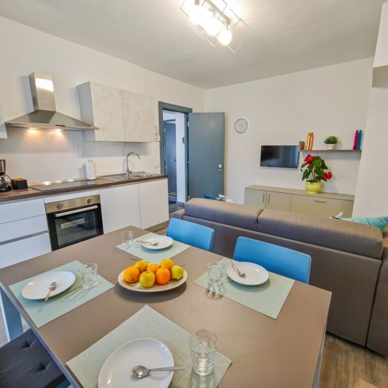 sala cucina appartamento tritone