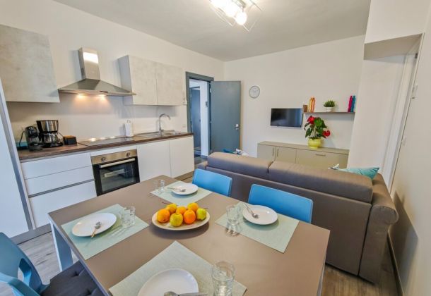 sala cucina appartamento tritone