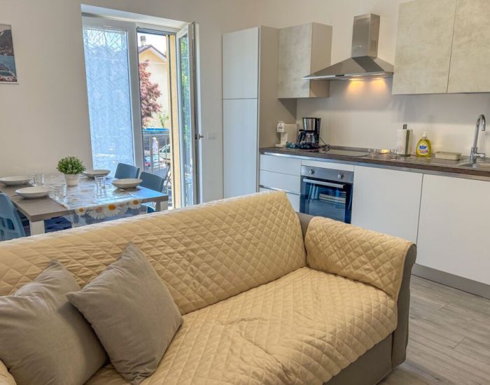 vista sala cucina appartamento corsaro