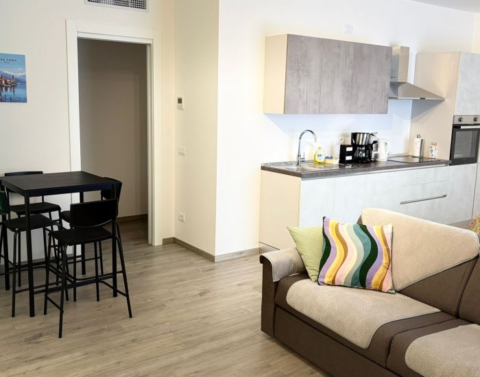 appartamento aquarama - zona giorno, living e cucina e zona pranzo