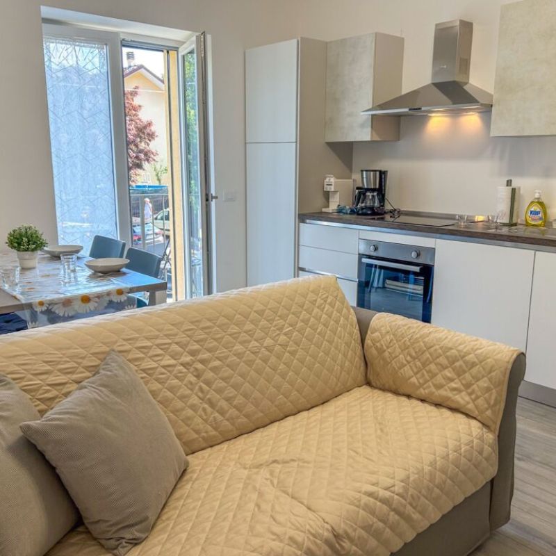 vista sala cucina appartamento corsaro