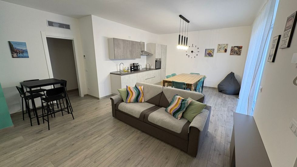 appartamento aquarama - zona giorno, living e cucina e zona pranzo