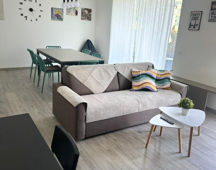 appartamento aquarama - zona giorno, living e cucina e zona pranzo