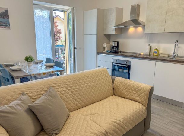 vista sala cucina appartamento corsaro