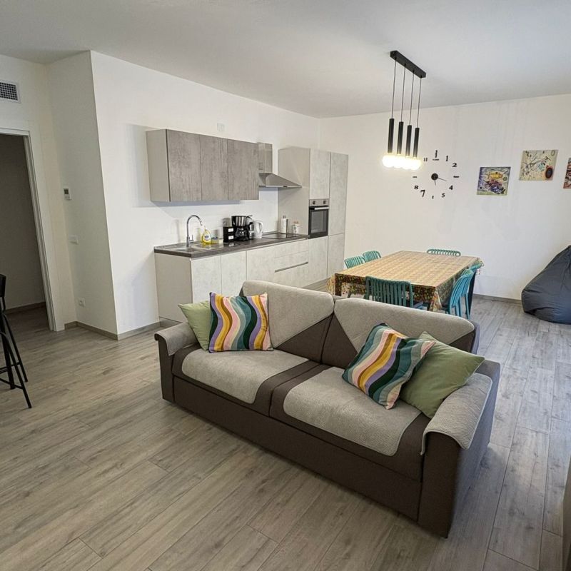 appartamento aquarama - zona giorno, living e cucina e zona pranzo