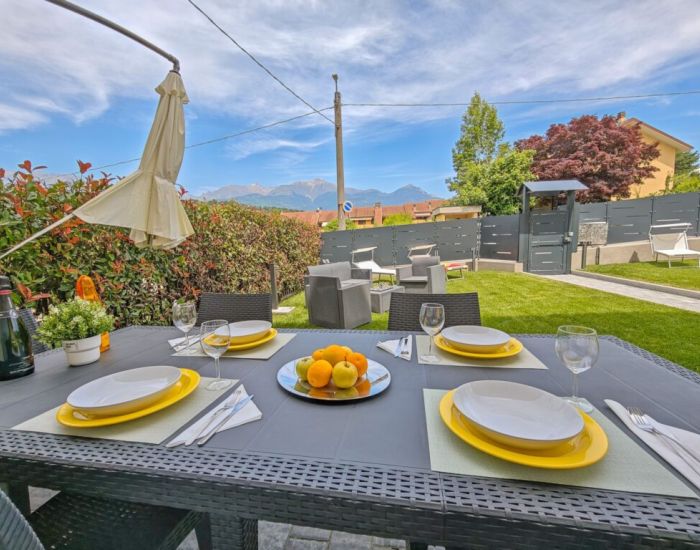 pranzo in giardino